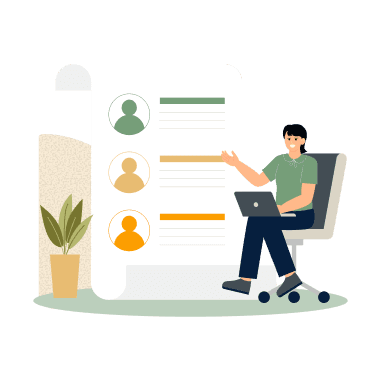 Recruiting illustration